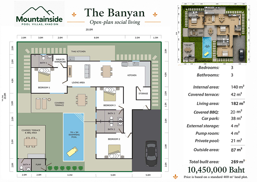 The Banyan floor plan
