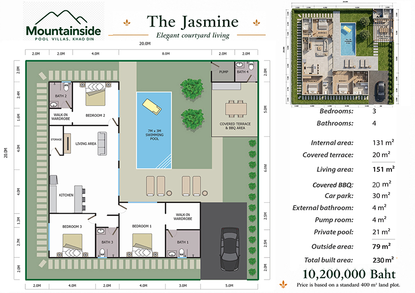 The Jasmine floor plan